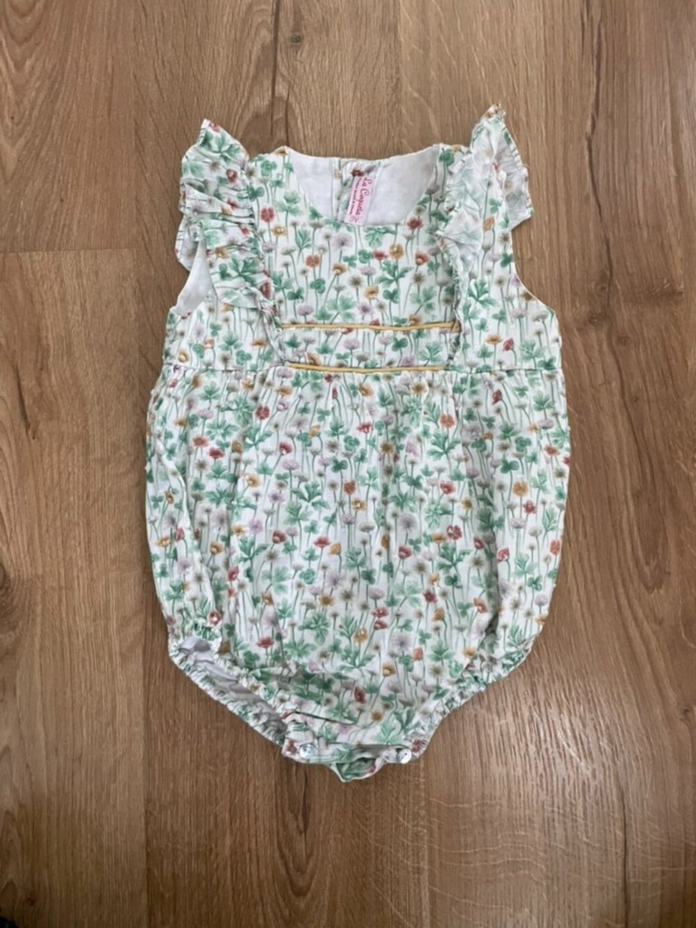 La Coqueta Ruffle Bubble/Romper, 2T/2Y